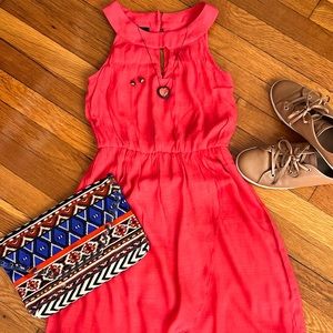 Coral pink dress (mini)